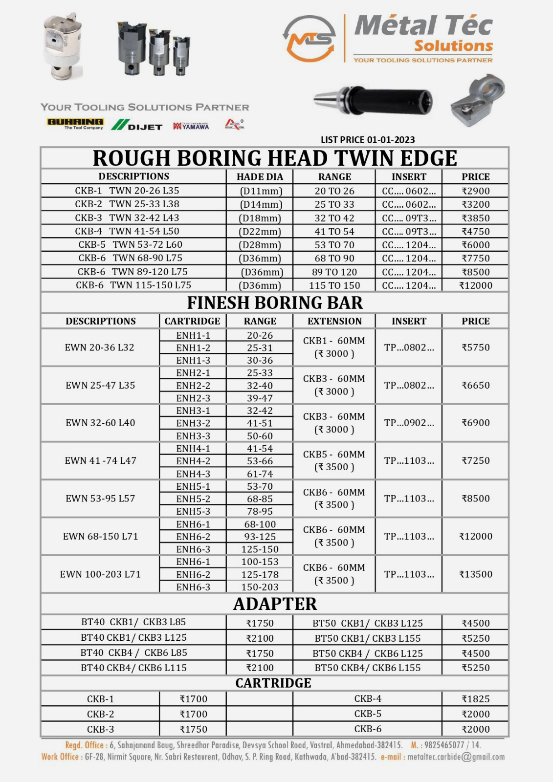 Rough-Finish-Boring-Head-Holder